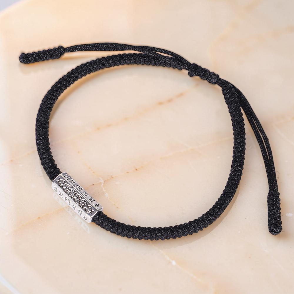 Bracelet Six Mantras Fil Rouge – Harmonie et Créativité