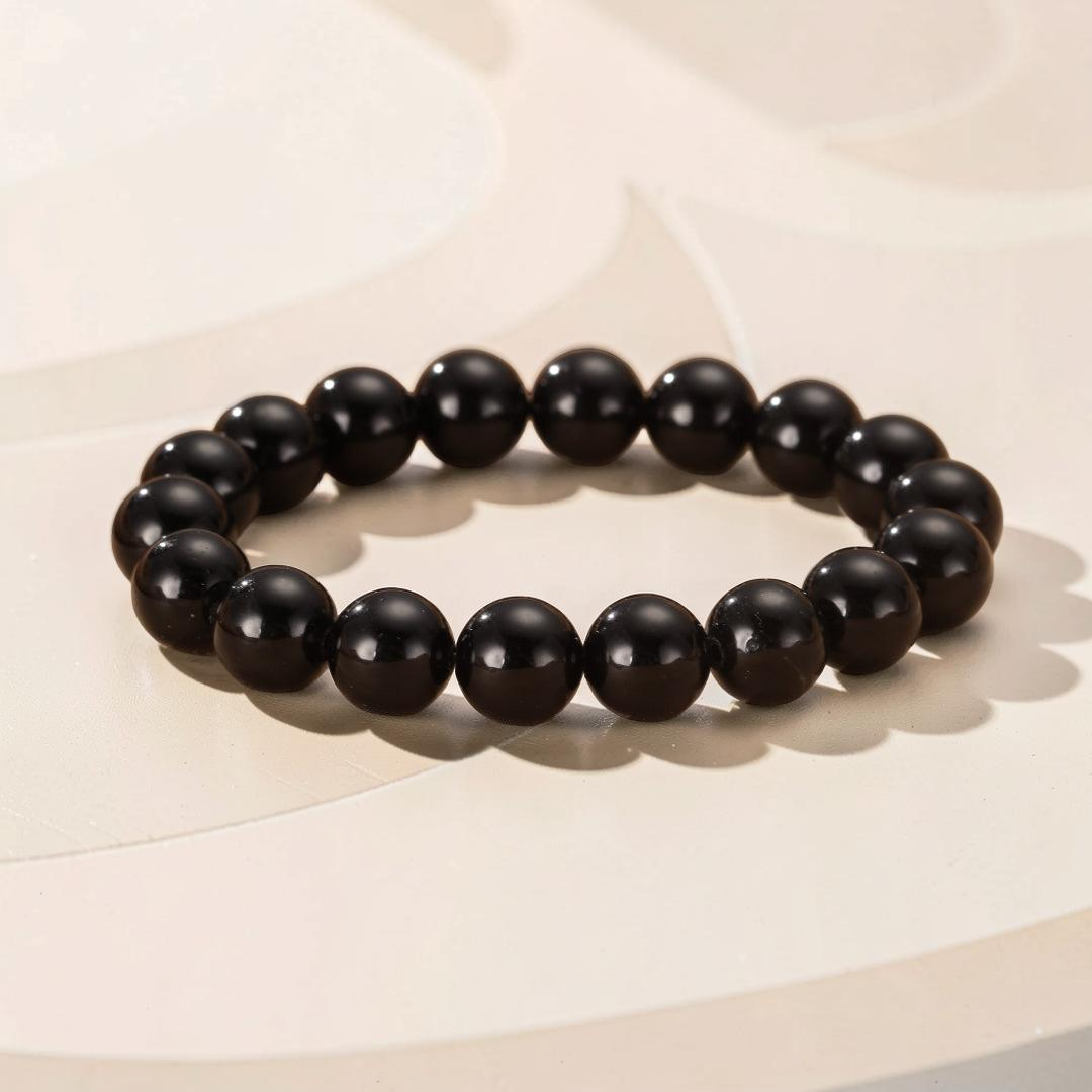 Bracelet Obsidienne – Force Silencieuse