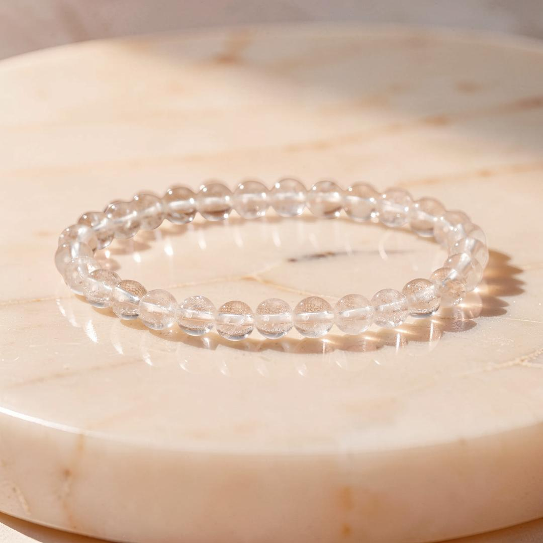 Bracelet Cristal de Roche – Clarté Céleste