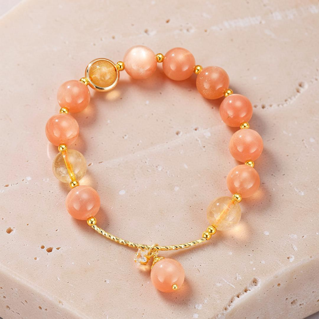 Bracelet Pierre de Soleil – Étoile Rayonnante