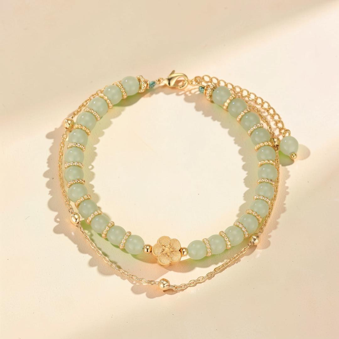 Bracelet Jade – Caresse de Sakura