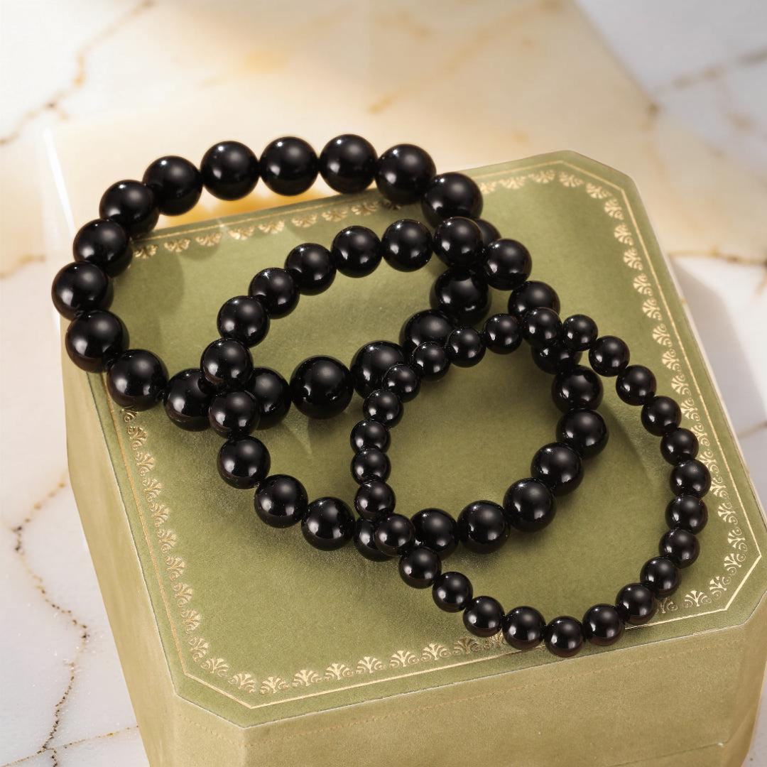 Bracelet Obsidienne – Force Silencieuse