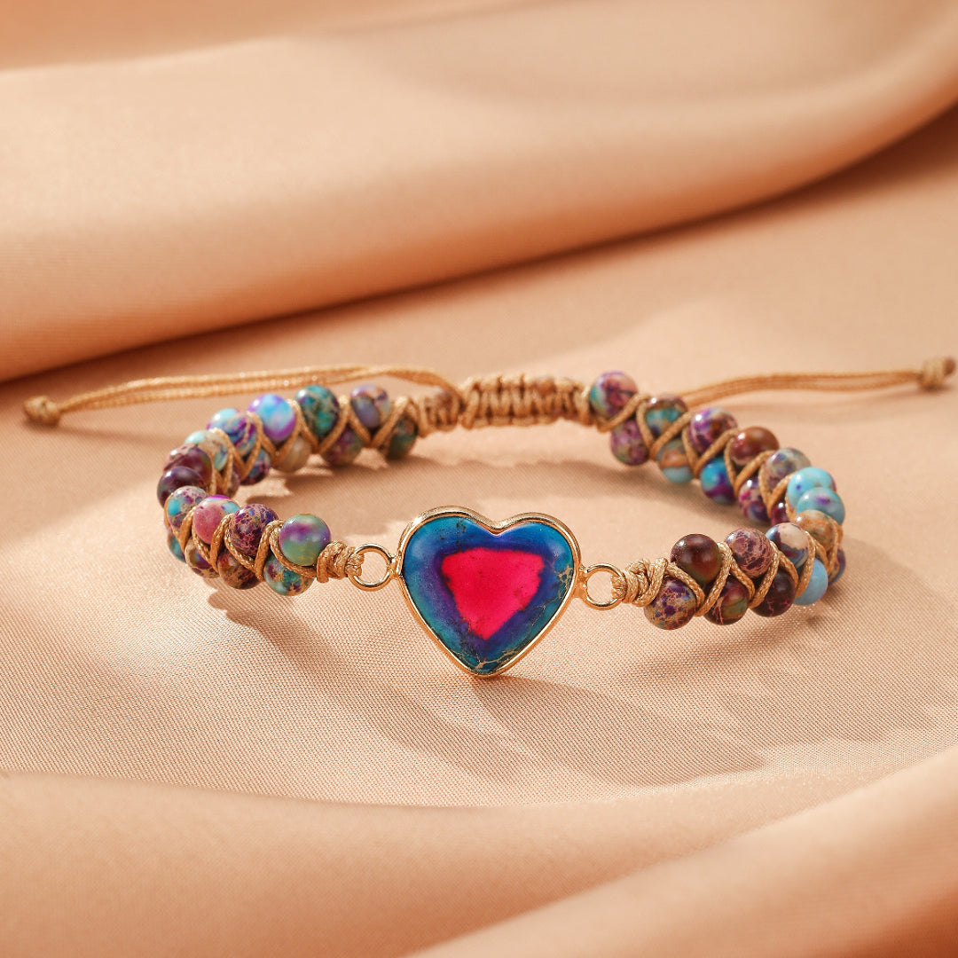 Bracelet Jaspe – Amour Vibrant
