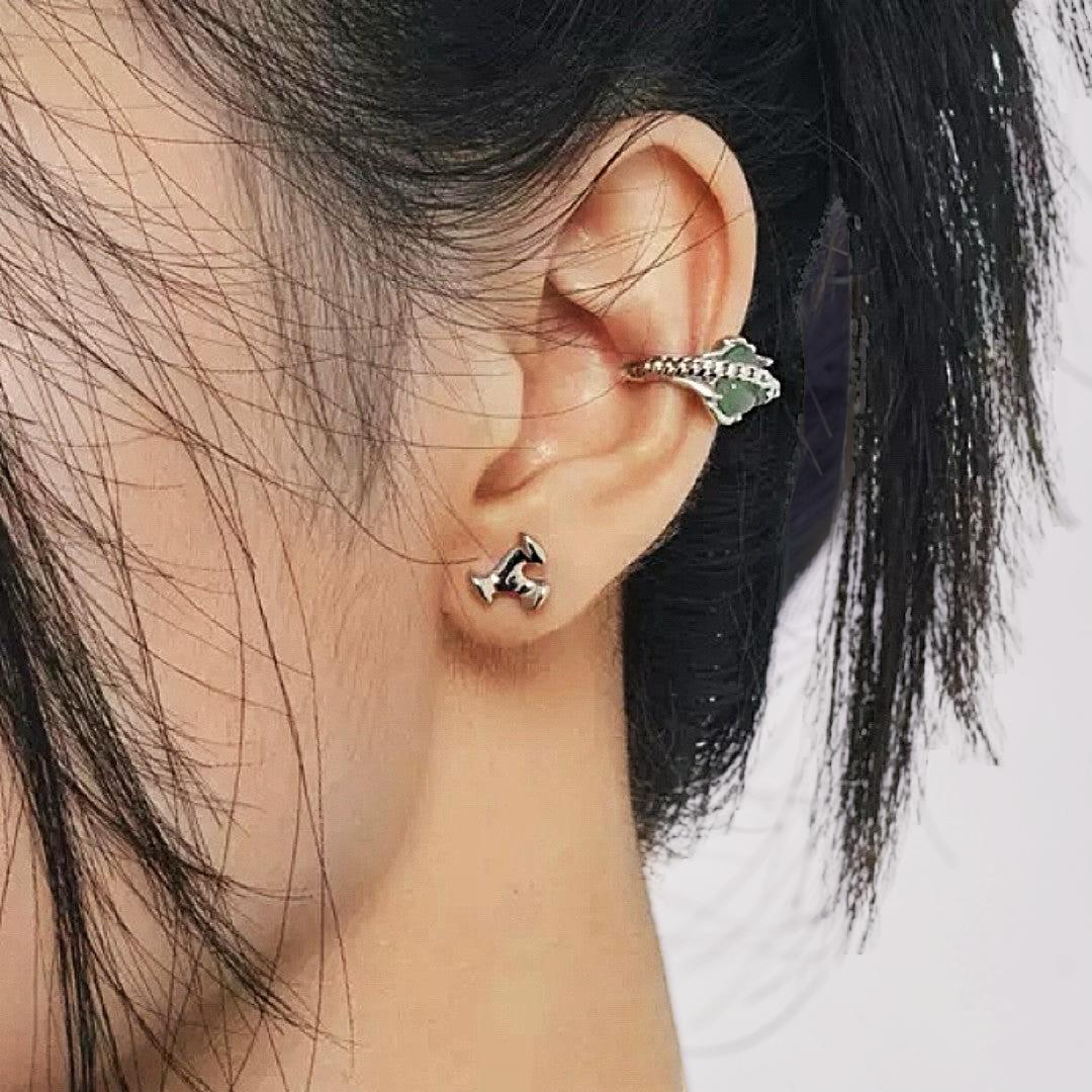 Boucles d'Oreilles Aventurine – Énergie Harmonieuse, Argent