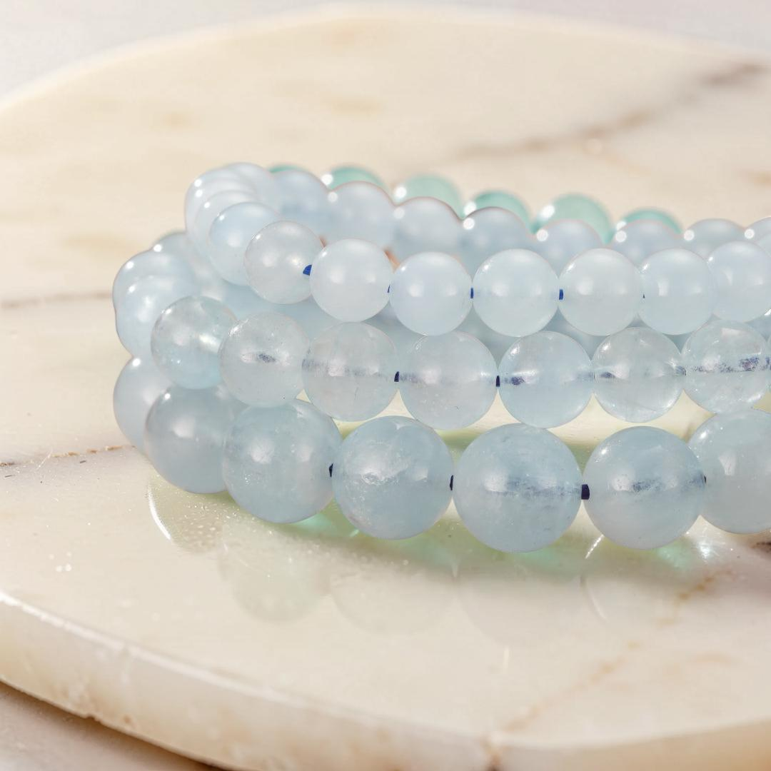 Bracelet Aigue-Marine – Sérénité Océanique