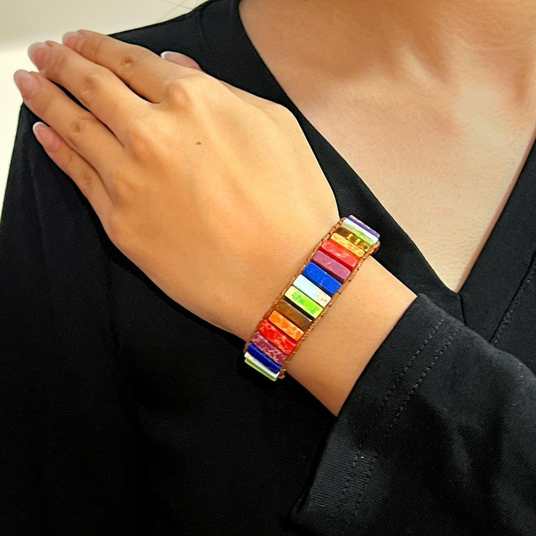 Bracelet Jaspe – Harmonie des Chakras