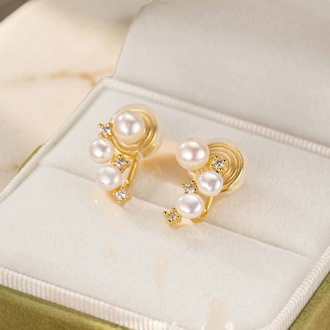 Boucles d’Oreilles Perle – Galaxie d’Éclats