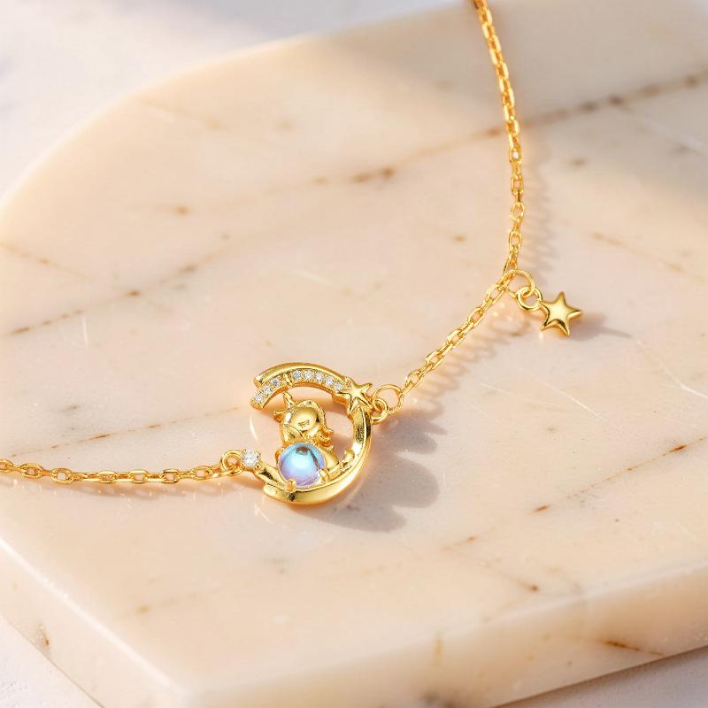 Bracelet Pierre de Lune – Harmonie Lunaire, Argent 925