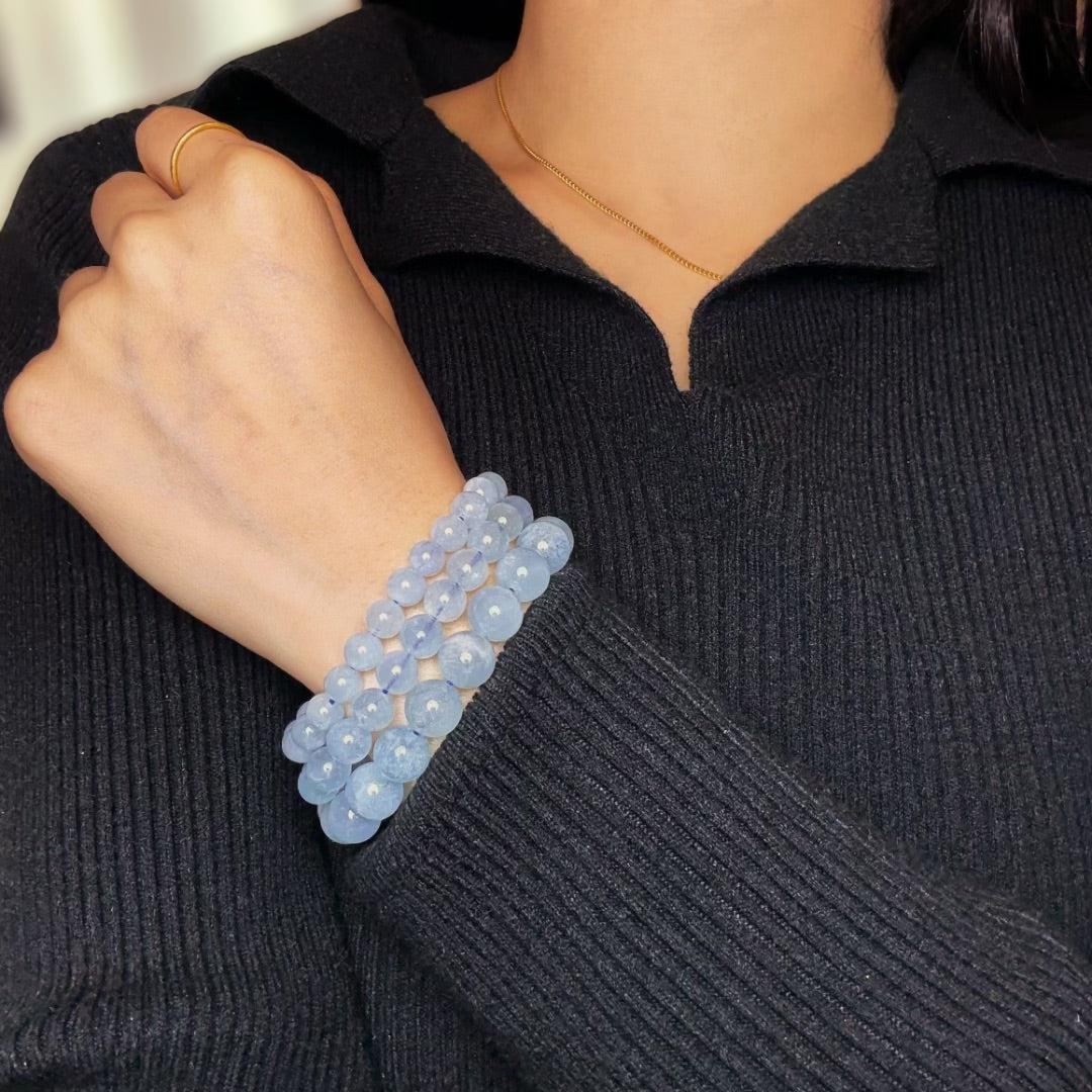Bracelet Aigue-Marine – Sérénité Océanique