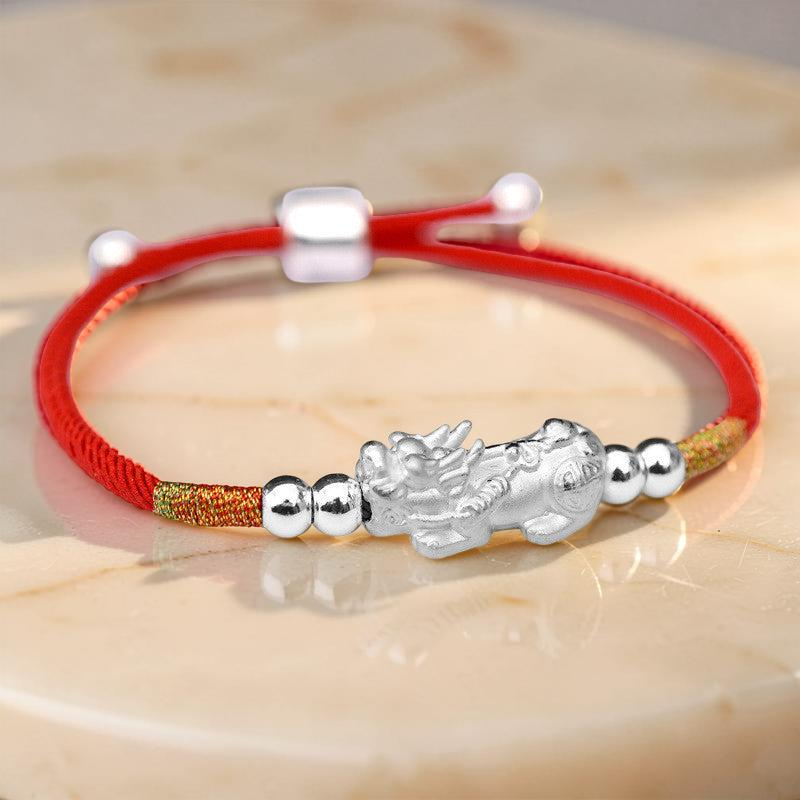 Bracelet Pi Xiu - Mythique, Fil Rouge