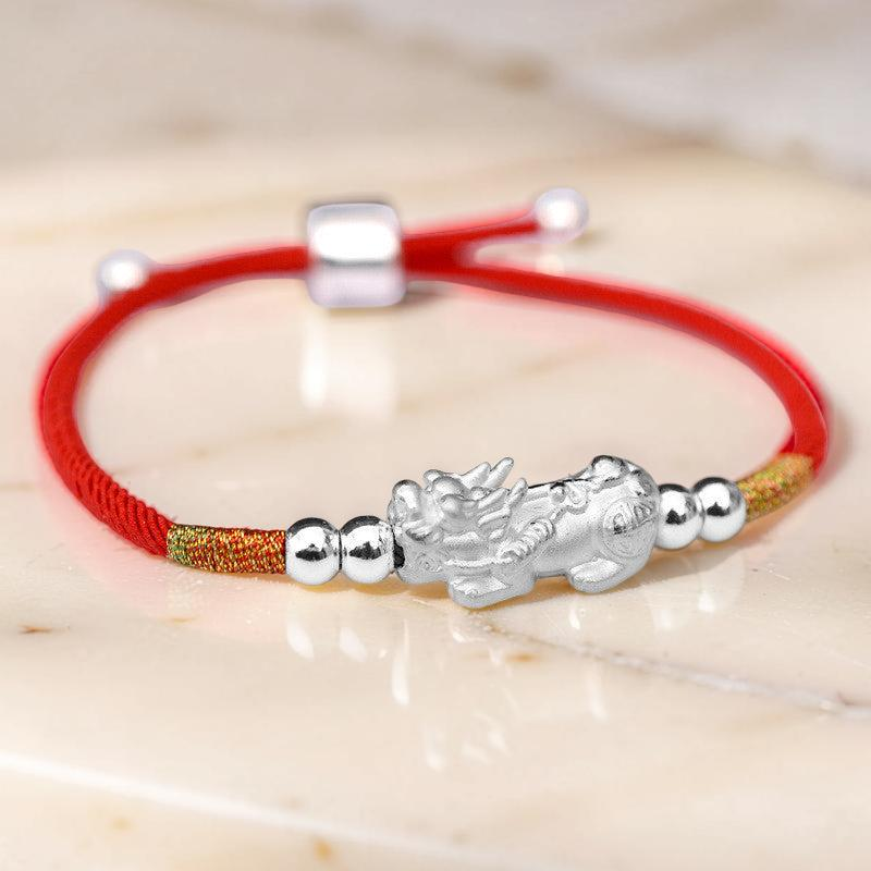 Bracelet Pi Xiu - Mythique, Fil Rouge