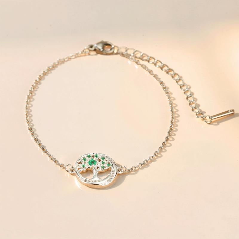 Bracelet Émeraude – Essence Naturelle