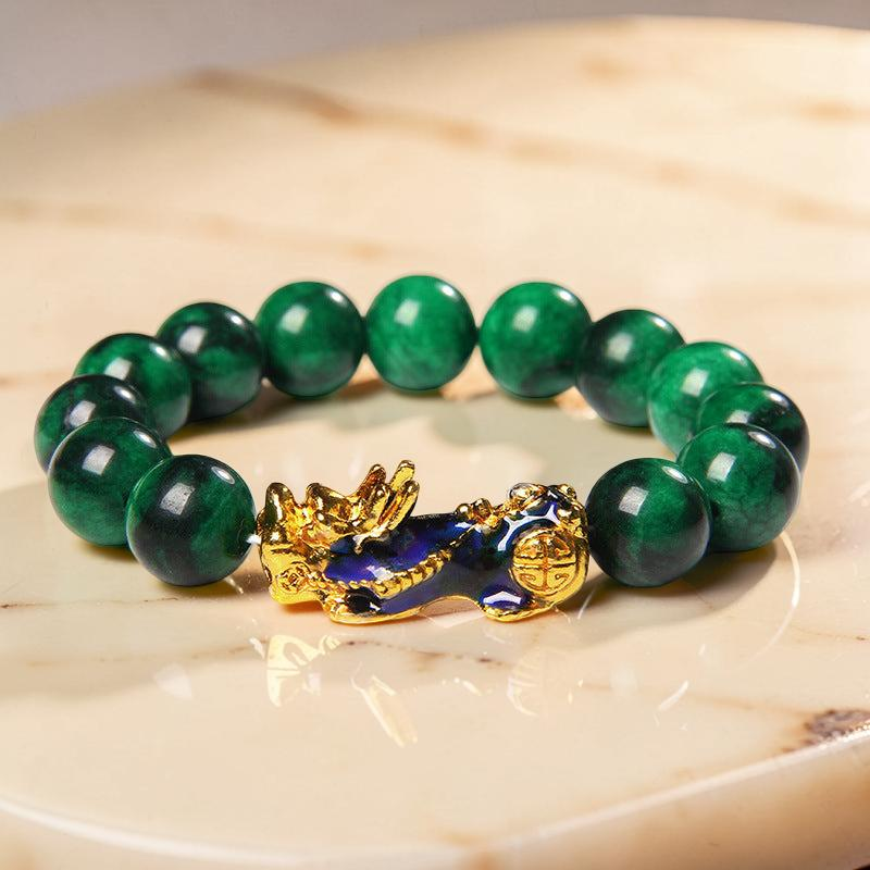 Bracelet Jade et Pi Xiu – Harmonie Céleste