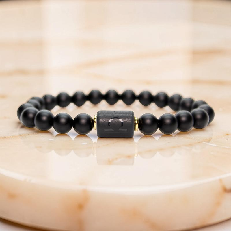 Bracelet Signe Astrologique en Onyx – Protection Astrale