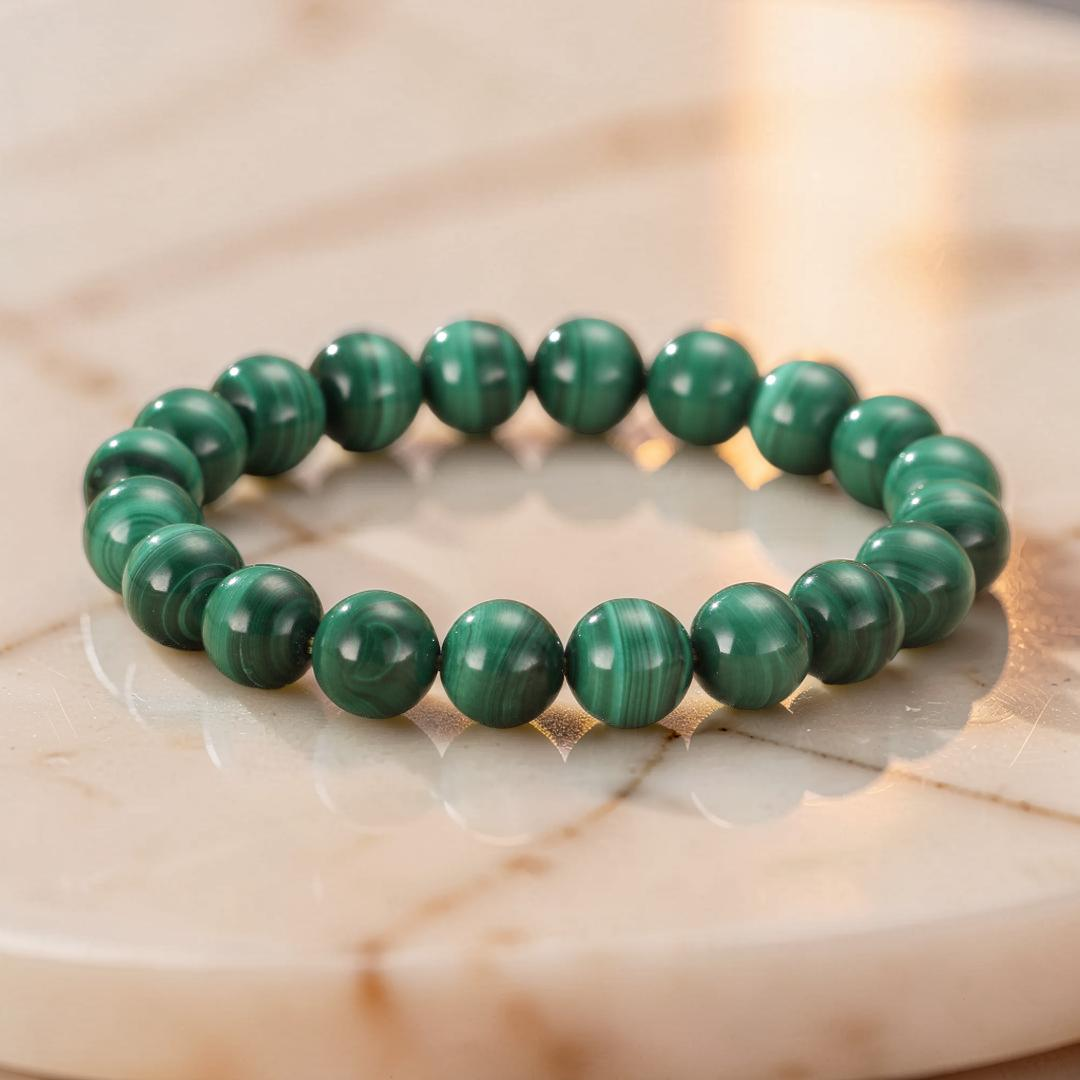 Bracelet Malachite – Force Végétale