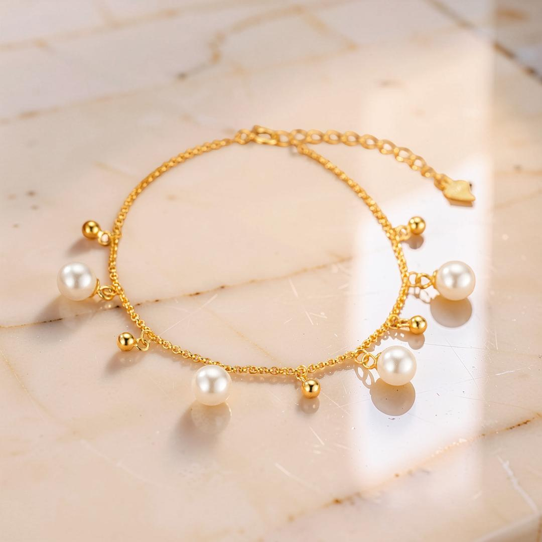 Bracelet Perle – Danse Lumineuse, Argent 925