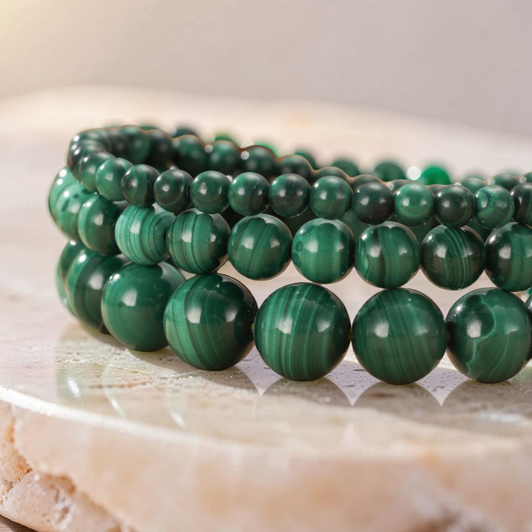 Bracelet Malachite – Force Végétale