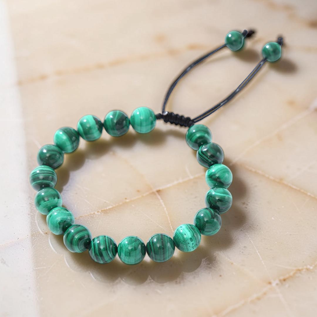 Bracelet Malachite – Énergie Protectrice