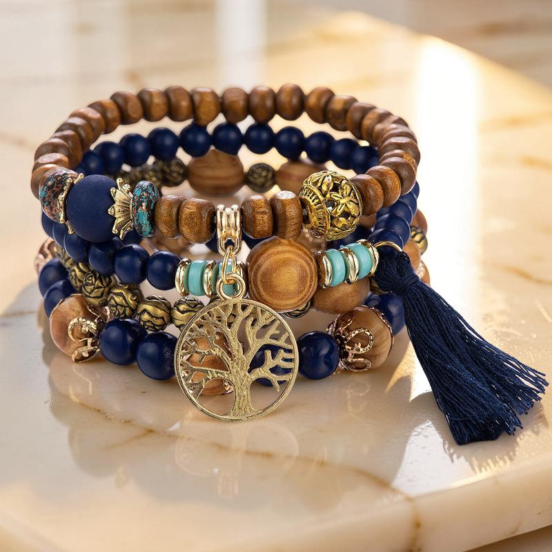 Bracelet Arbre de Vie - Abondance, Bois
