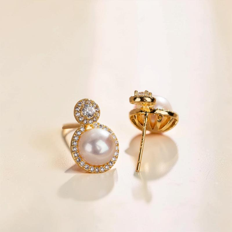 Boucles d'Oreilles Perle – Lueur Royale
