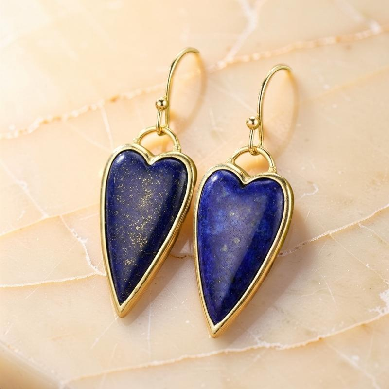 Boucles d'Oreilles Lapis Lazuli – Reflet d'Amour