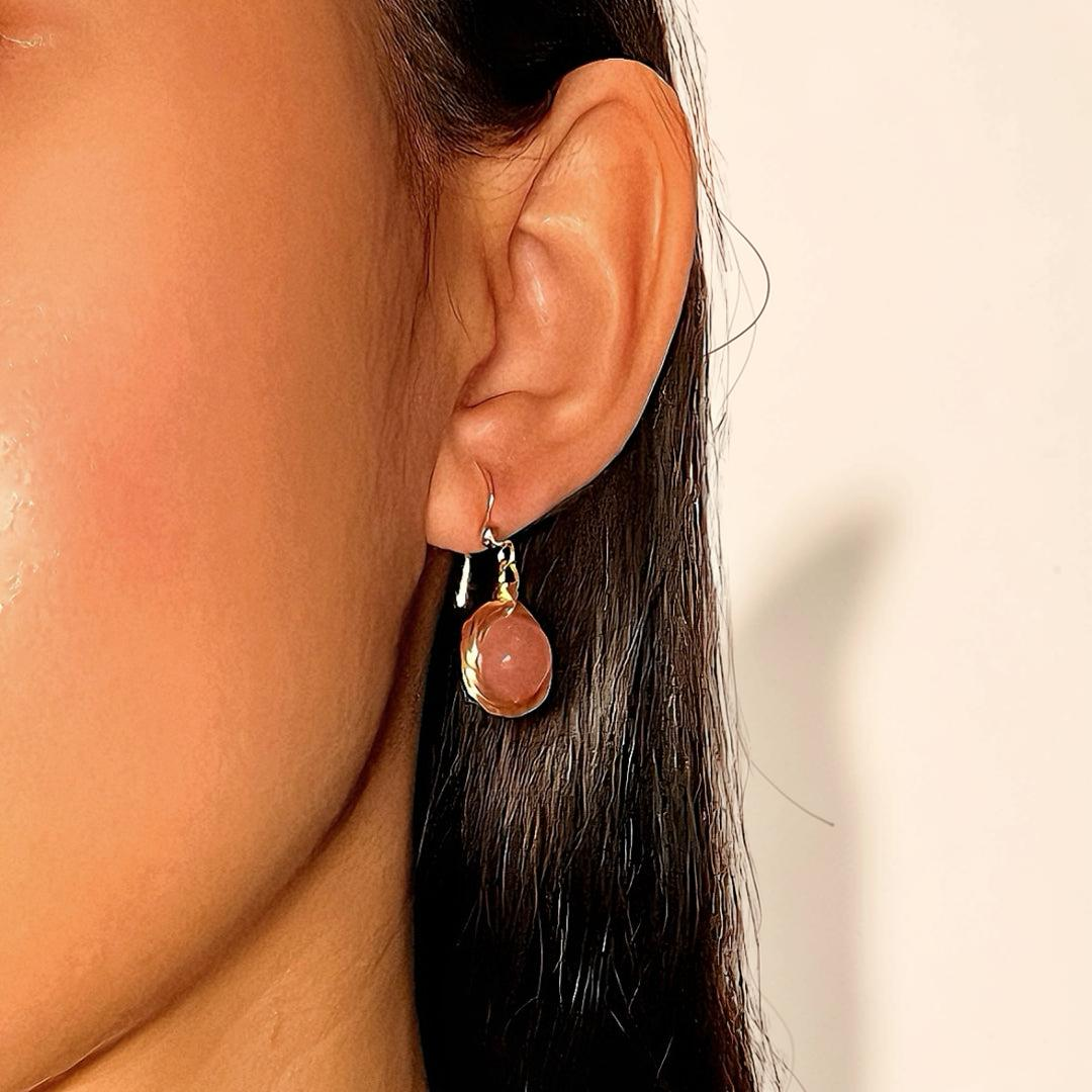 Boucles d'Oreilles Pierre de Soleil – Nids Solaires