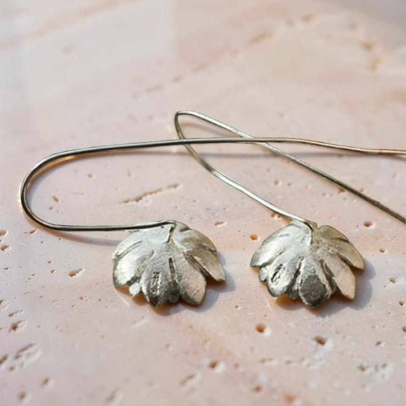 Boucles d’Oreilles Lotus - Inspiration, Argent