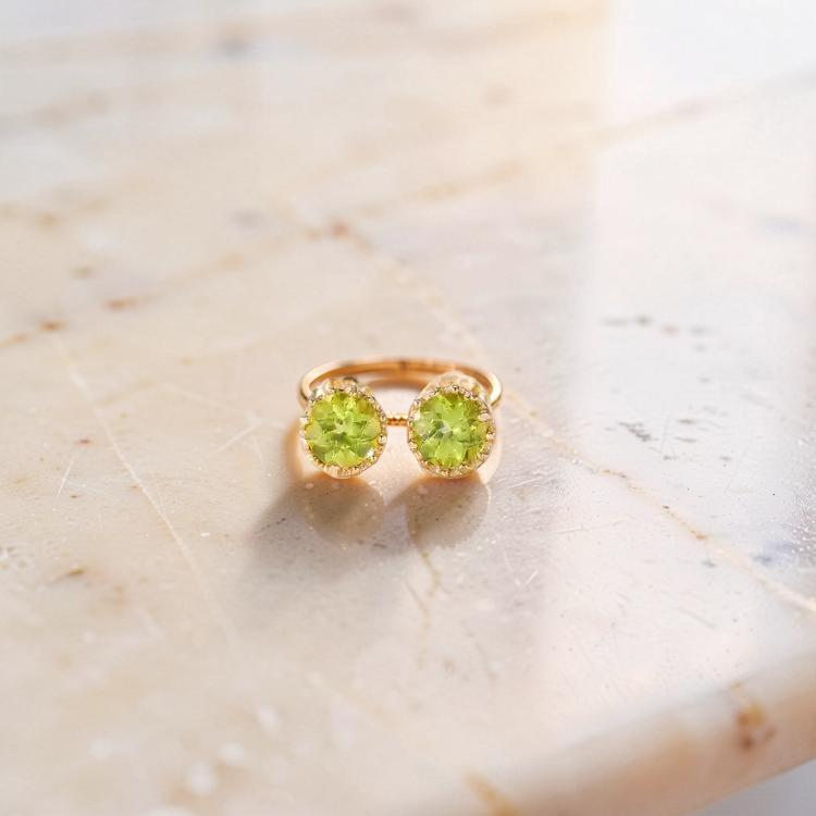 Boucles d'Oreilles Péridot ou Labradorite – Soleil, Argent Plaqué Or