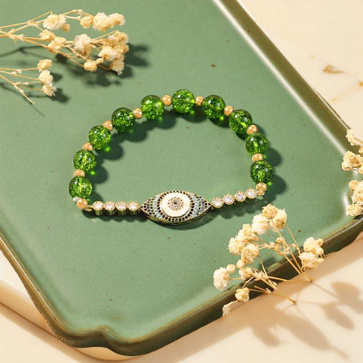 Bracelet Péridot Mauvais Œil – Abondance