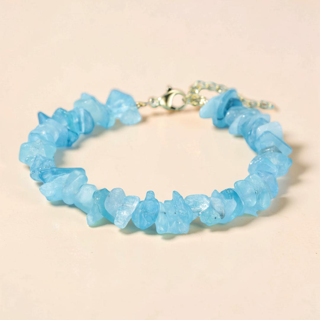 Bracelet Aigue Marine – Trésor des Flots