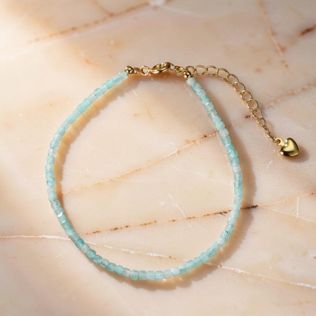Bracelet Amazonite Fine – Fil d'Azur