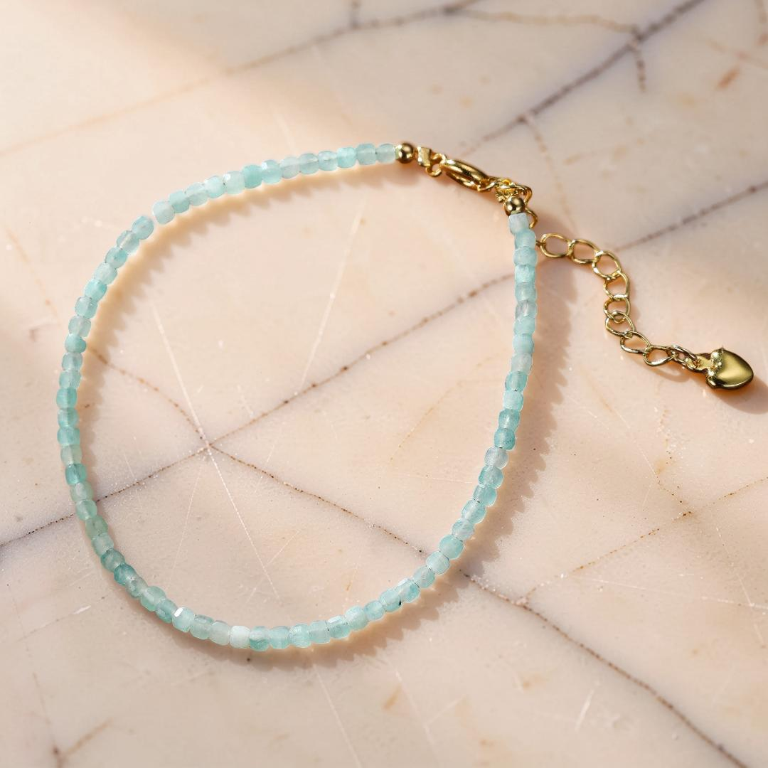 Bracelet Amazonite Fine – Fil d'Azur