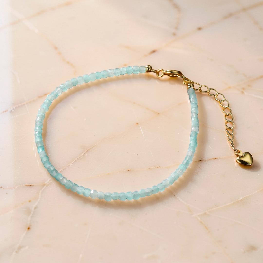 Bracelet Amazonite Fine – Fil d'Azur