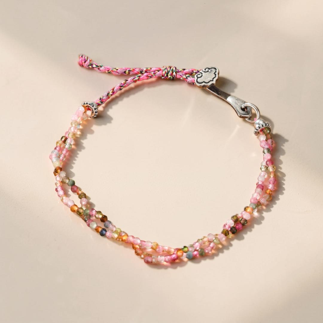 Bracelet Amazonite ou Tourmaline – Essence, Argent
