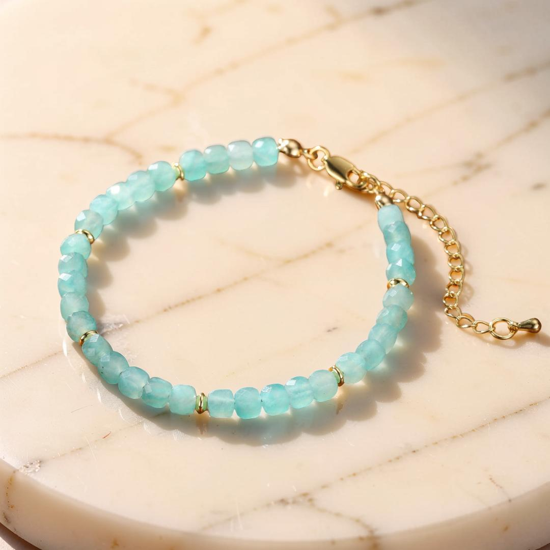 Bracelet Amazonite – Reflet d'Aurore