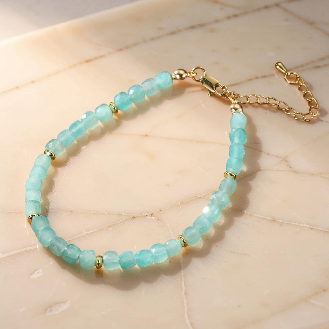 Bracelet Amazonite – Reflet d'Aurore