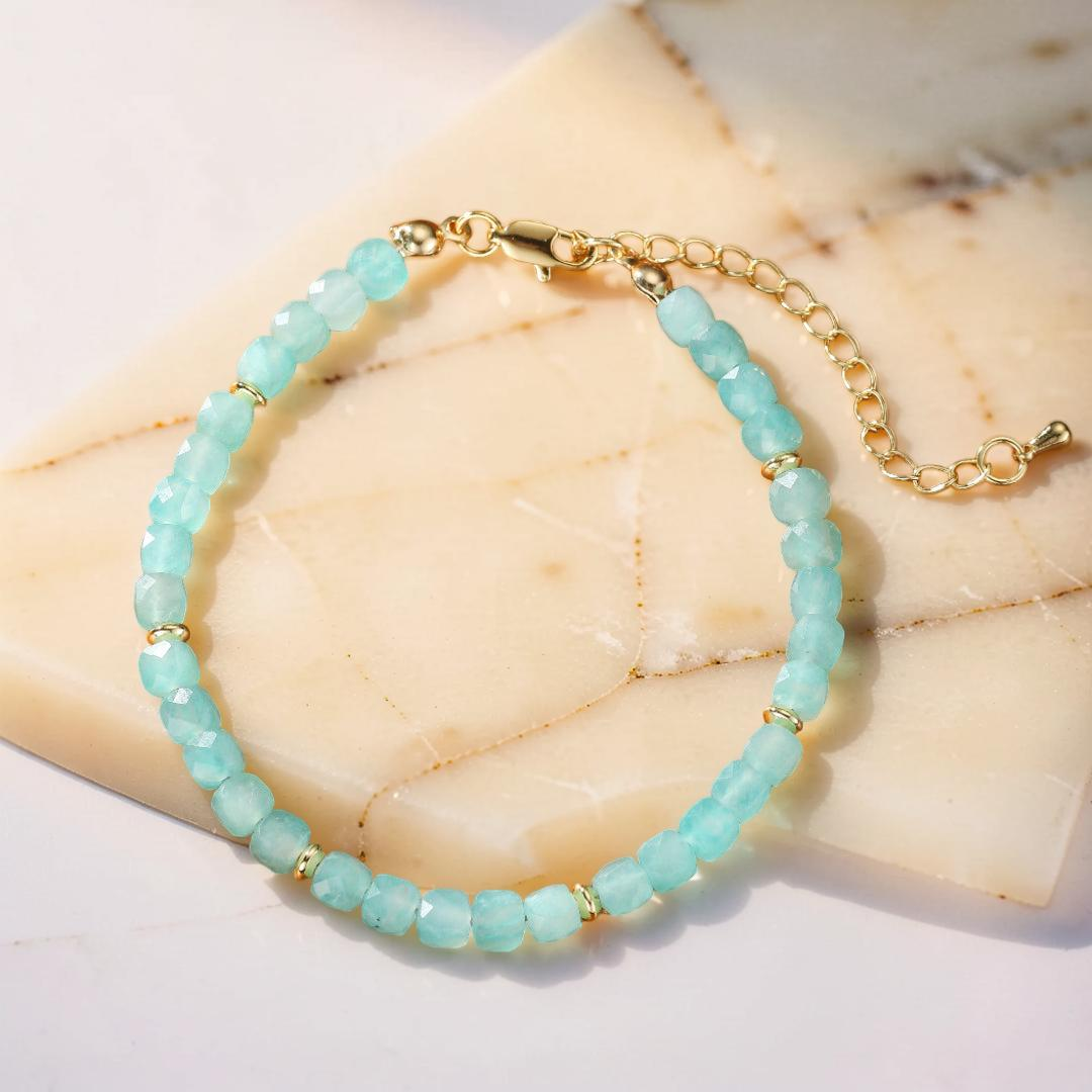 Bracelet Amazonite – Reflet d'Aurore