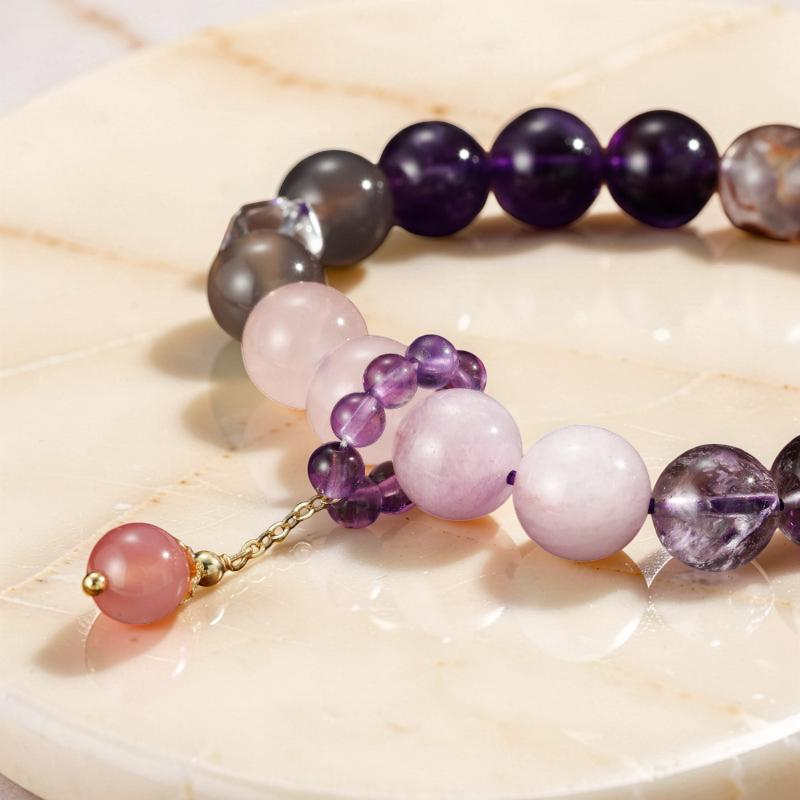 Bracelet Améthyste – Magie Lilas