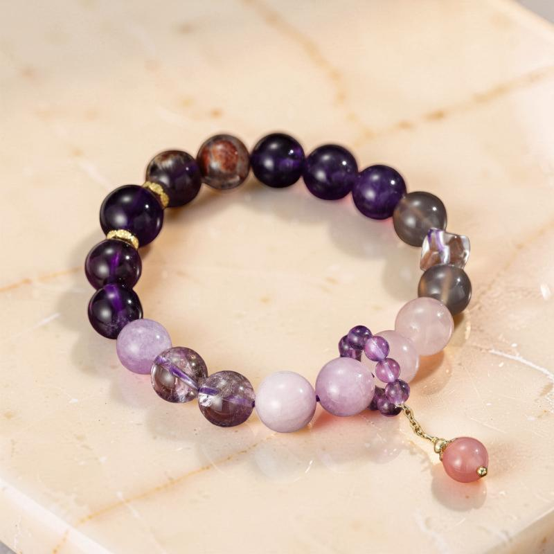 Bracelet Améthyste – Magie Lilas
