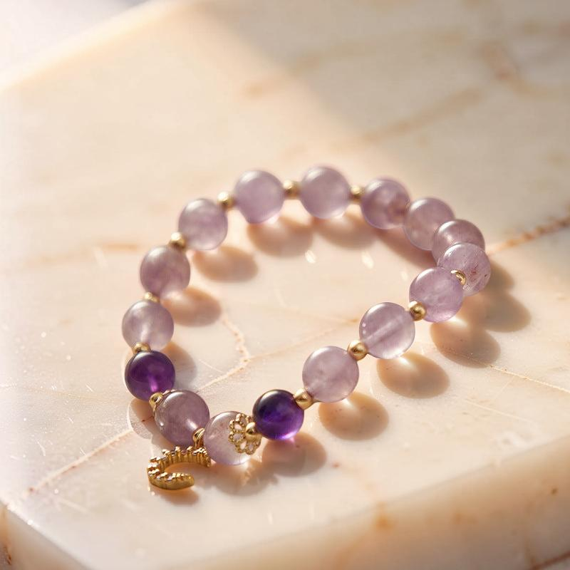 Bracelet Améthyste – Sérénité Lunaire