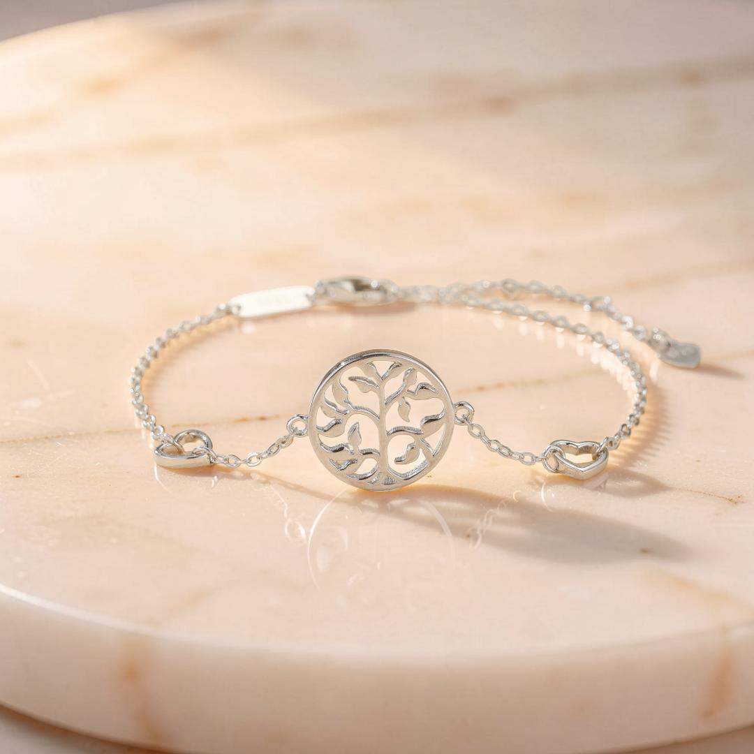 Bracelet Arbre de Vie – Amour et Vitalité, Argent 925