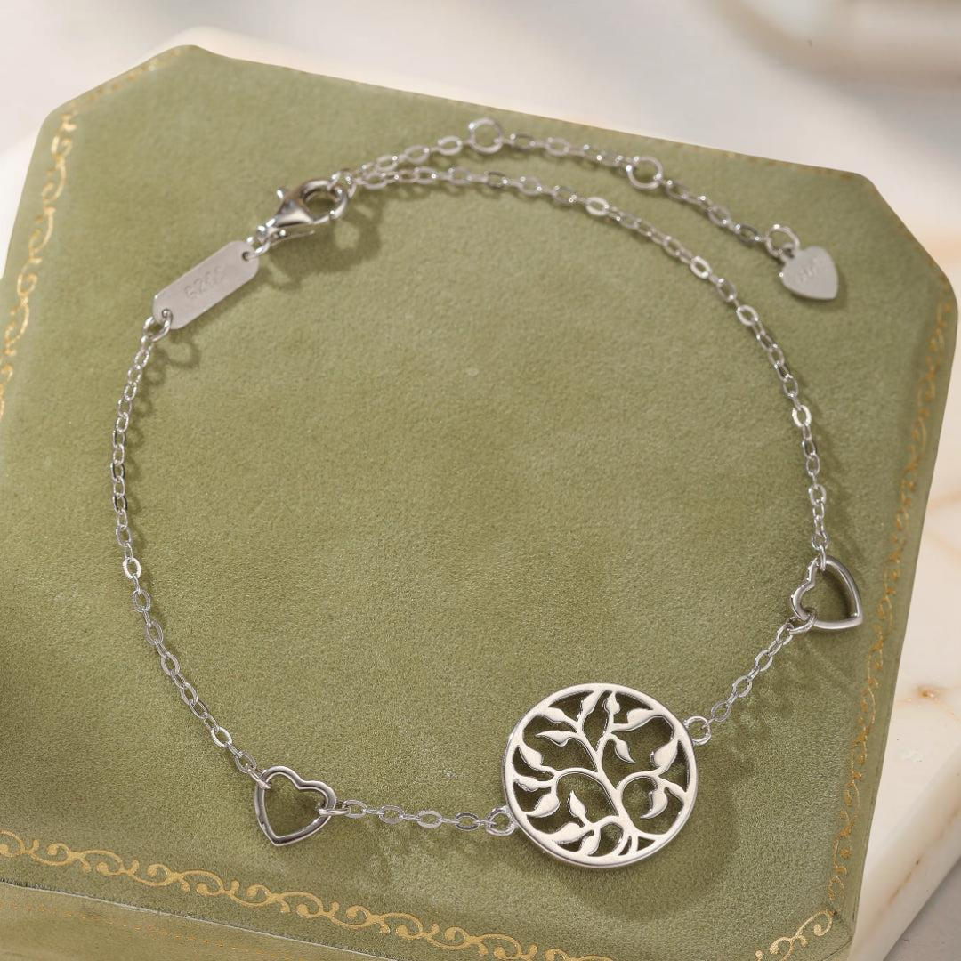 Bracelet Arbre de Vie – Amour et Vitalité, Argent 925