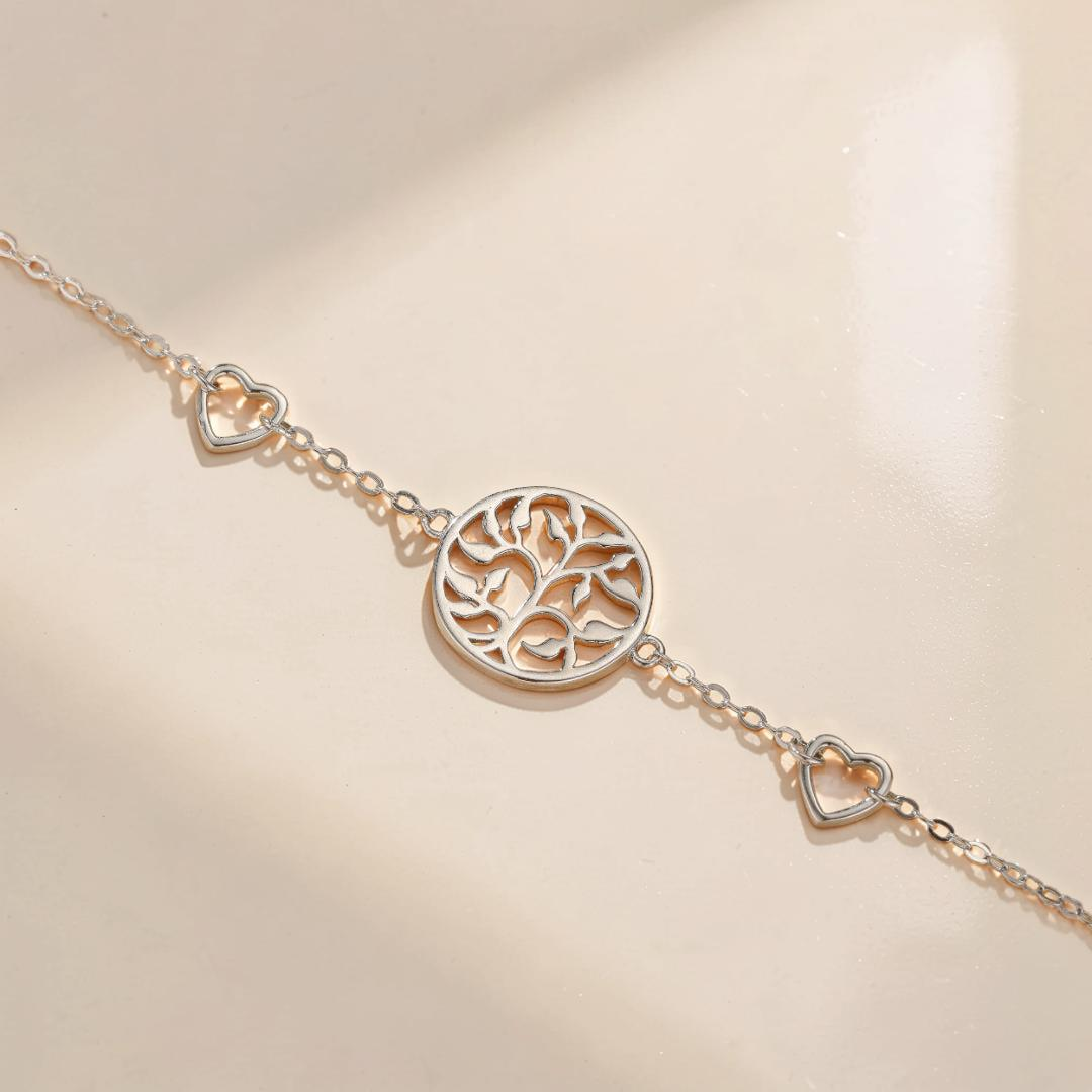 Bracelet Arbre de Vie – Amour et Vitalité, Argent 925