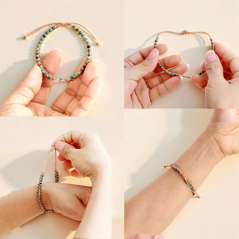Bracelet Arbre de Vie Jaspe Africain - Bonheur