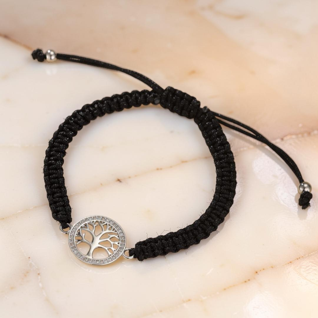 Bracelet Arbre de Vie – Force Ancestrale, Argent 925