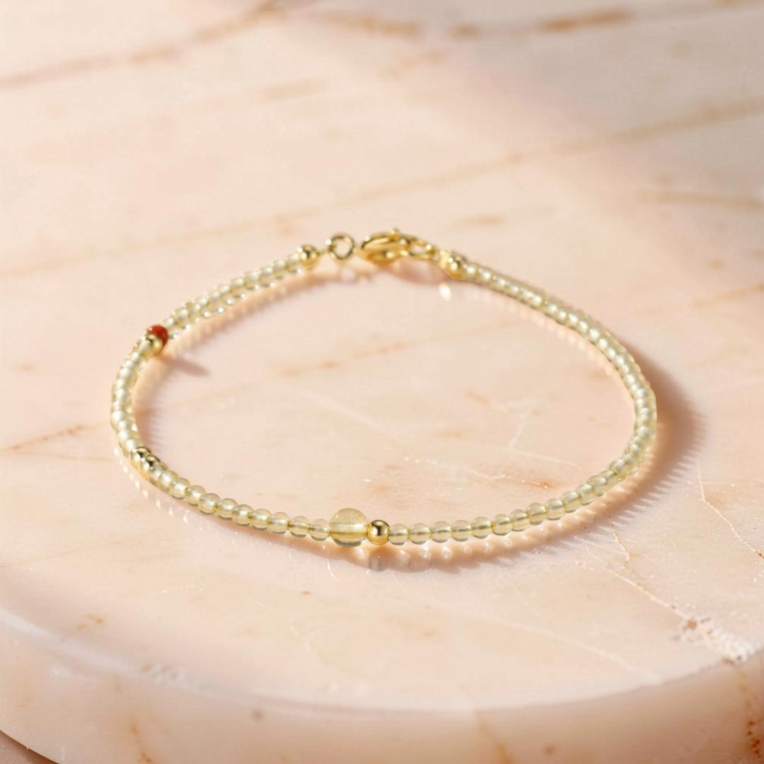 Bracelet Citrine – Lueur de Prospérité