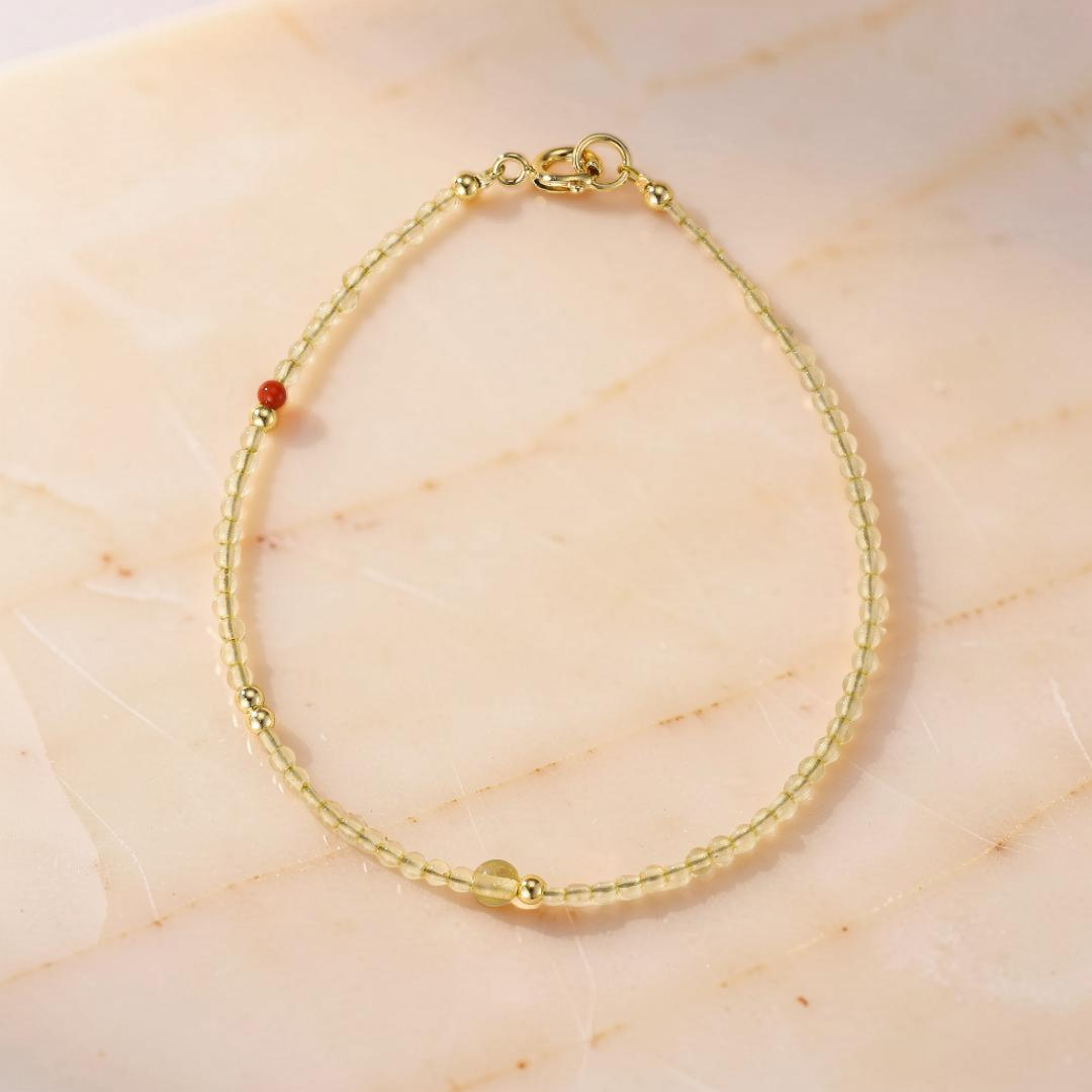 Bracelet Citrine – Lueur de Prospérité