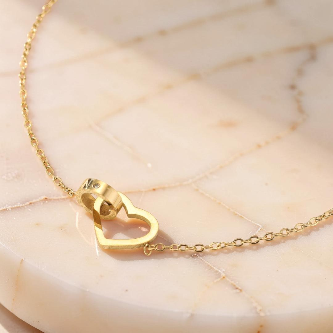 Bracelet de Cheville Cœur – Doux Frisson