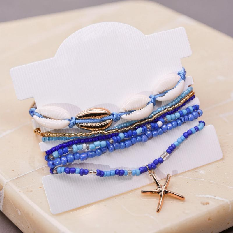 Bracelet de Cheville Coquillage – Étoile de Mer