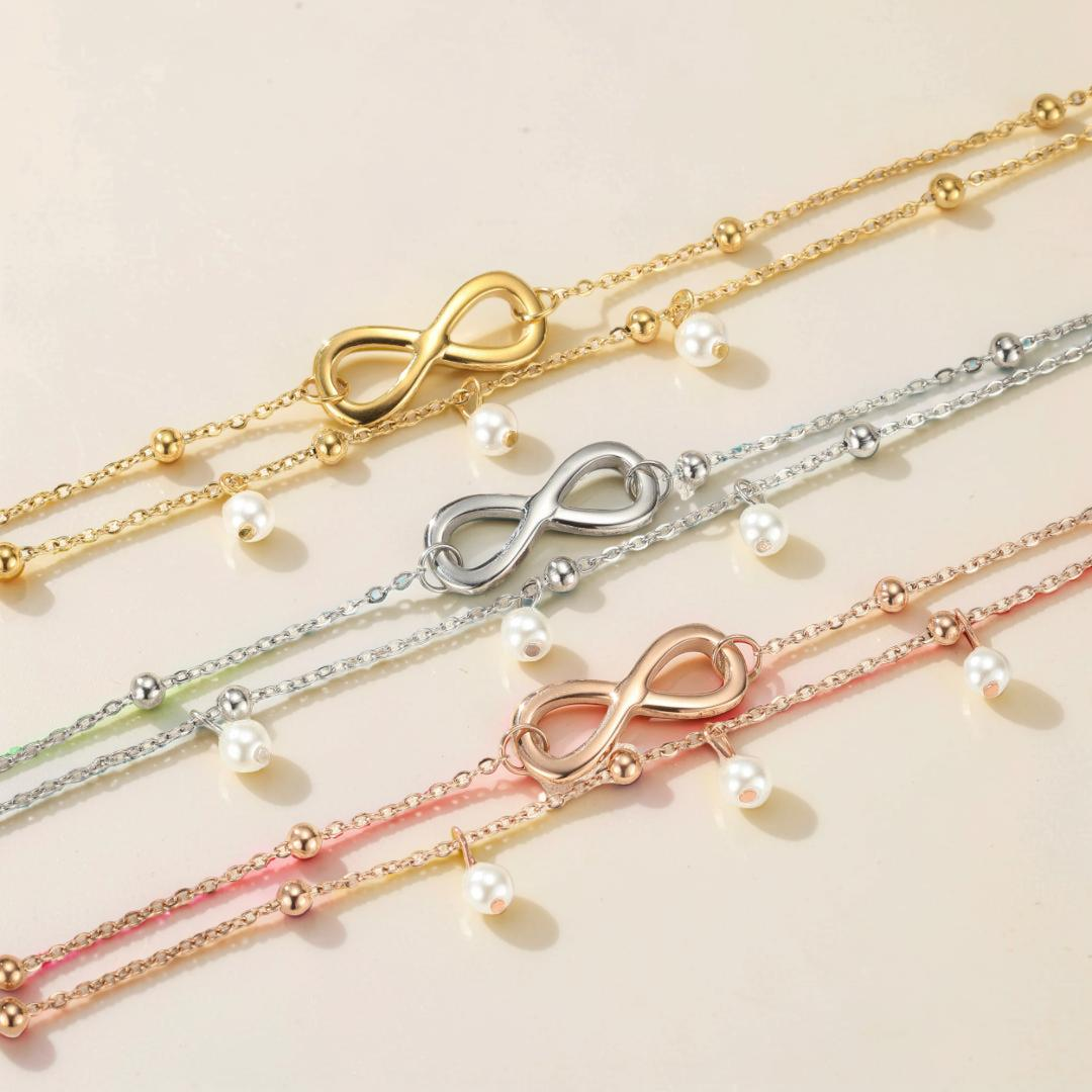 Bracelet De Cheville Perle – Élégance Intemporelle